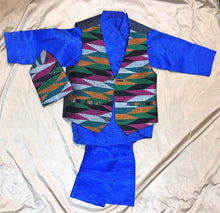 Load image into Gallery viewer, Baby Handmade Dhaka Daura Suruwal with waist coat
